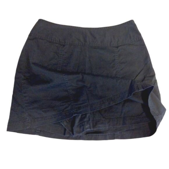 St. John's Bay Pants - St John's Bay Black High Waist Cotton Stretch Mini Skort Skirt Size 6